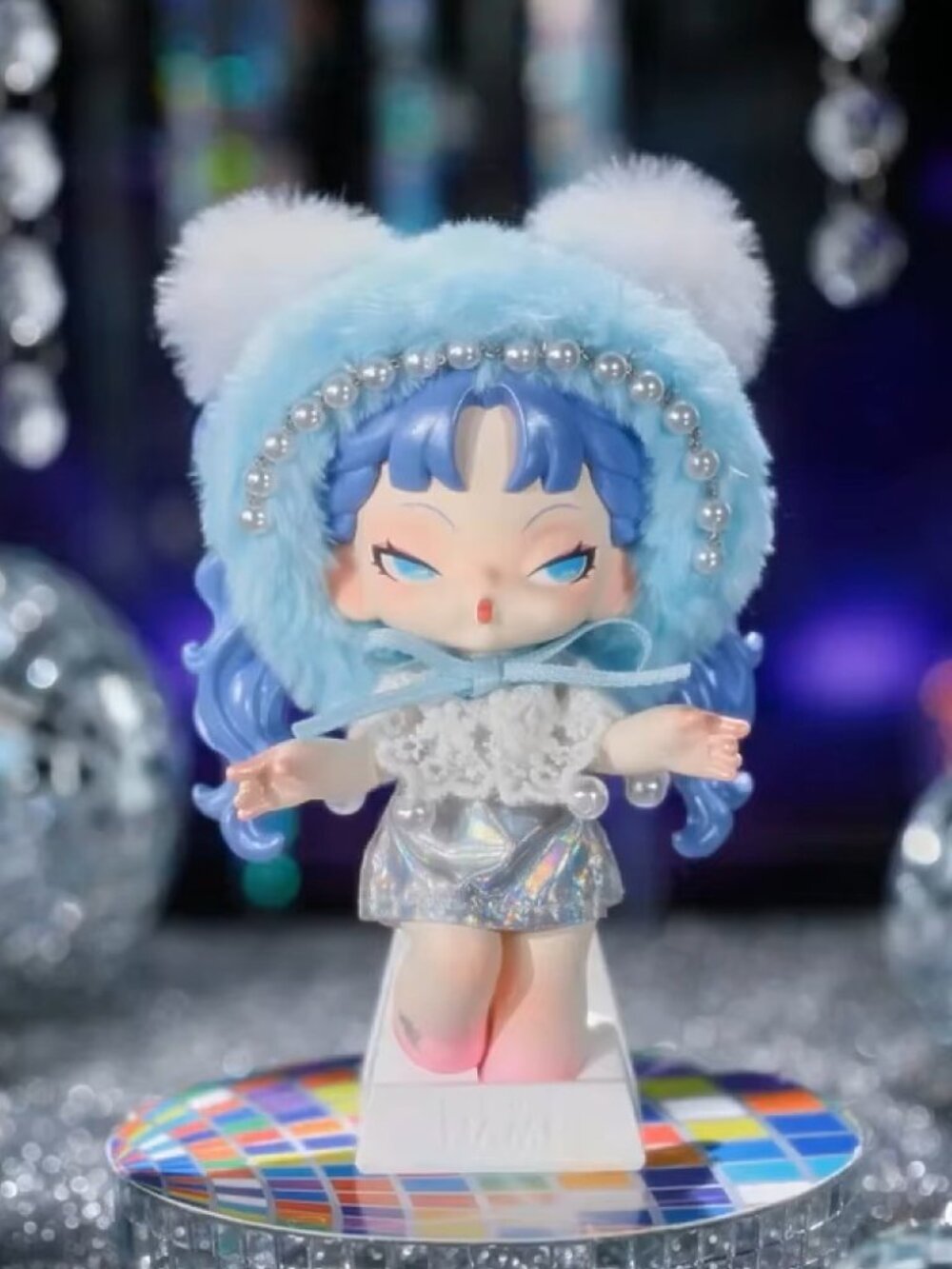DODO SUGAR Dodo Nami Midnight Disco Figure Pendant Series - Neon Bear
